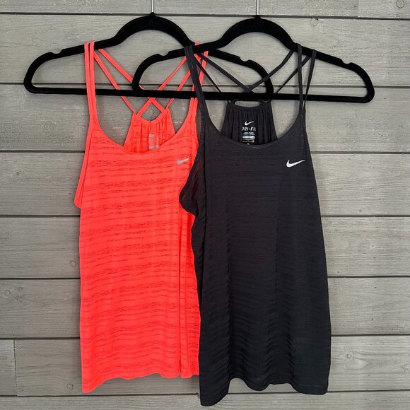 Lot of (2) Nike Women's Dri Fit Tank Tops Size Small - Picture 1 of 16